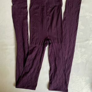 Diamond knit tights
